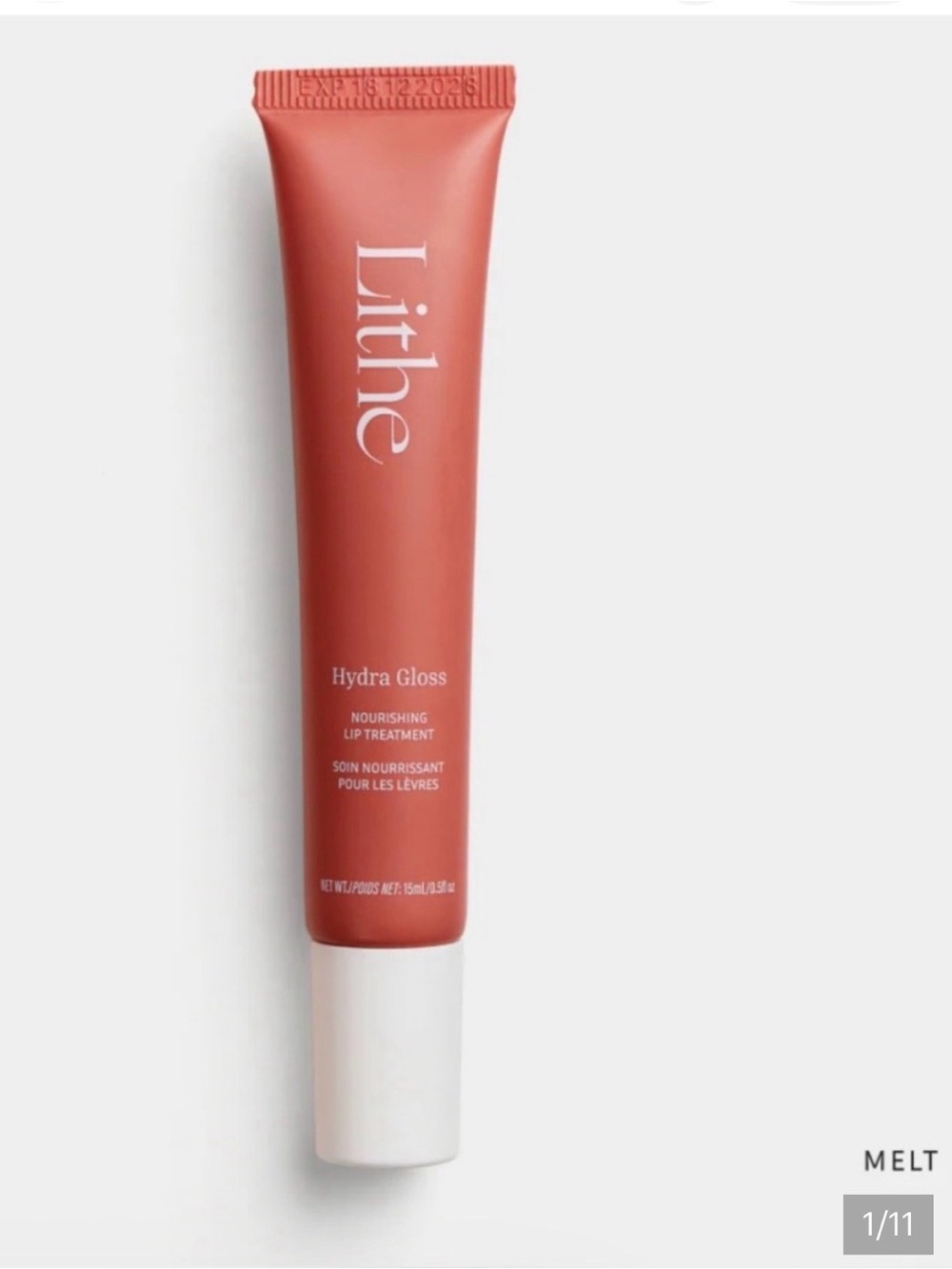 Lithe Hydra Gloss Nourishing Lip Treatment - Melt (Coral Pink)